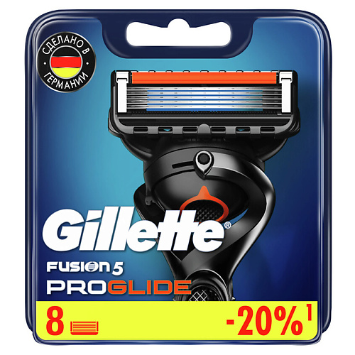 GILLETTE Сменные кассеты для бритья Fusion ProGlide gillette venus сменные кассеты 2 шт