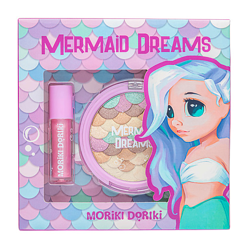 MORIKI DORIKI Набор для макияжа MERMAID DREAMS moriki doriki адвент календарь little mermaid