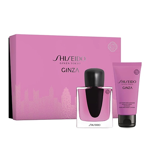 SHISEIDO Набор с парфюмерной водой GINZA MURASAKI shiseido подарочный набор средств для ухода и макияжа в дорожной косметичке