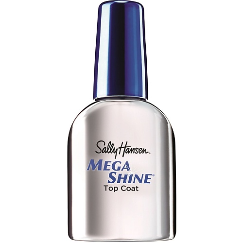 фото Sally hansen верхнее покрытие для зеркального блеска mega shine top coat