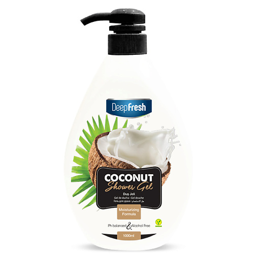 DEEP FRESH Гель для душа Coconut hempz fresh coconut