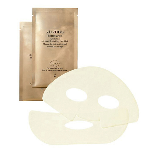 SHISEIDO Восстанавливающая маска для лица на основе чистого ретинола Benefiance shiseido крем для лица разглаживающий морщины benefiance wrinkle smoothing cream