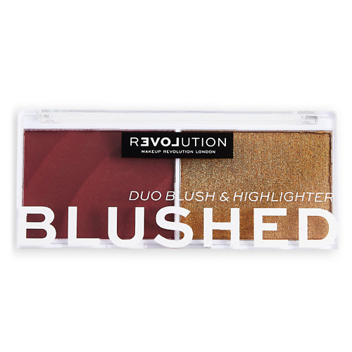 RELOVE REVOLUTION Палетка для макияжа лица Colour Play Blushed Duo 7days подводка штамп для макияжа лица и тела оранжевая светящаяся b colour