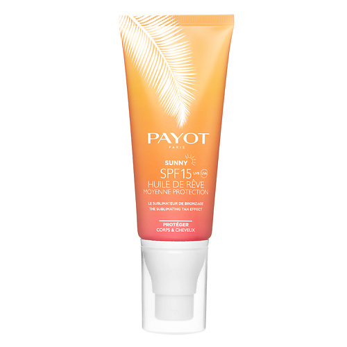 фото Payot масло для тела и волос солнцезащитное sunny spf15