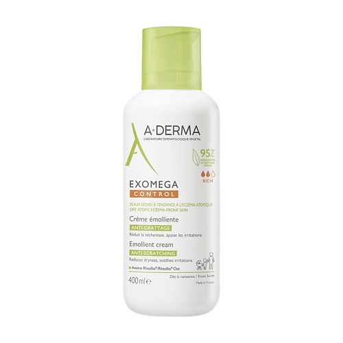 A-DERMA Смягчающий крем для лица и тела Exomega Control aravia organic крем для тела смягчающий sensitive mousse