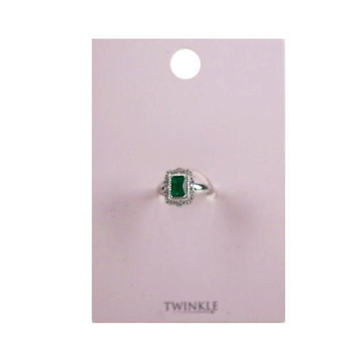 TWINKLE Кольцо Emerald