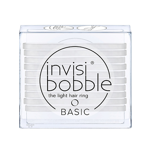 INVISIBOBBLE Резинка для волос invisibobble BASIC Crystal Clear регулятор интенсивности а и блеска окрашенных волос crystal clear