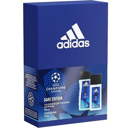 ADIDAS Подарочный набор для мужчин UEFA Dare Edition adidas uefa champions league victory edition refreshing body fragrance 75