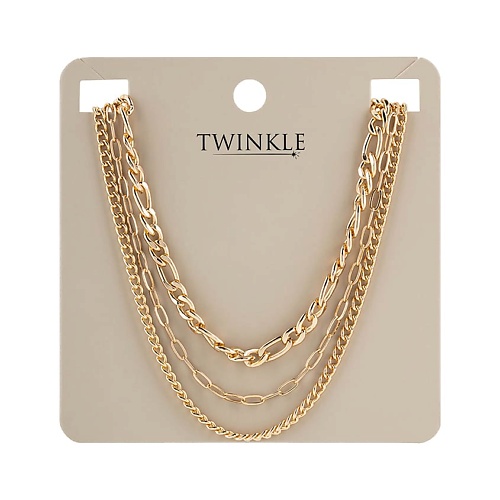 TWINKLE Набор цепочек SHORT GOLD