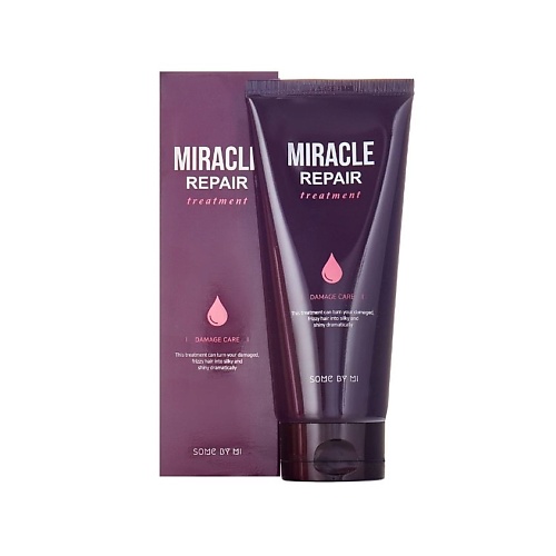 SOME BY MI Маска для волос восстанавливающая Miracle Repair гель для умывания some by mi snail truecica miracle repair gel cleanser 100мл