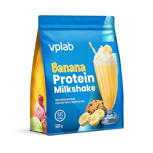 VPLAB Протеиновый коктейль Банан protein rex батончик с высоким содержанием белка кокос ромашка авокадо