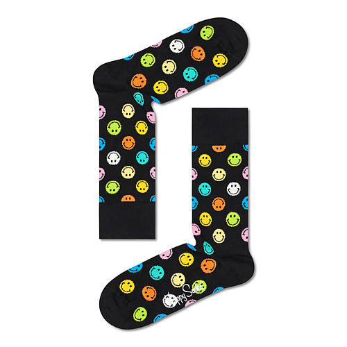 HAPPY SOCKS Носки Distorted Smiley 9301 happy hearts 1 picture flashcards