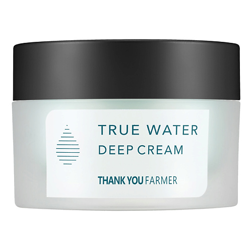THANK YOU FARMER Крем для лица с эффектом глубокого увлажнения True Water Deep Cream добавка для здоровья now water out 100 капс