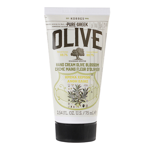 Крем для рук KORRES Крем для рук Pure Greek Olive Hand Cream крем для рук korres nourishing hand cream with organic almond oil