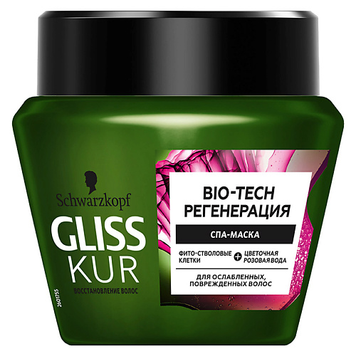 ГЛИСС КУР GLISS KUR Маска для волос Bio-Tech Регенерация Bio-Tech Restore глисс кур gliss kur маска масло для волос с маслом ши performance treat