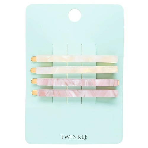 TWINKLE Заколки-невидимки для волос PEARL EFFECT невидимки для волос розовые 24 шт единорожка минни и единорог