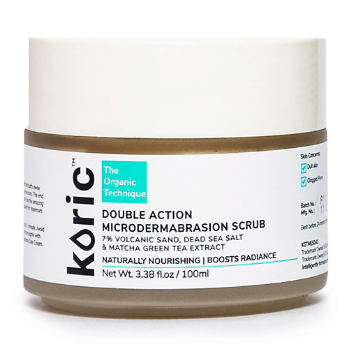 фото Koric скраб для лица double action microdermabrasion scrub