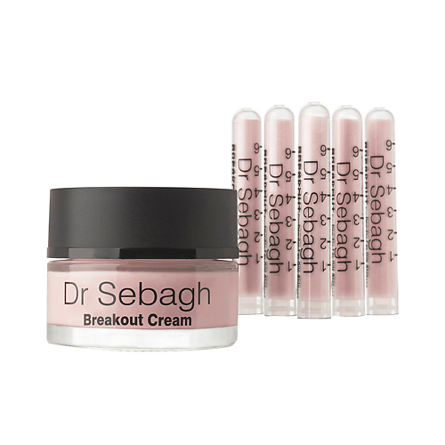 DR SEBAGH Комплекс для жирной кожи и кожи с акне Antibacterial Powder + Breakout Cream dr sebagh крем для лица увлажняющий витал vital cream