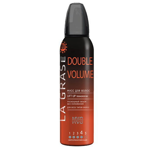 LA GRASE Мусс для волос Double Volume salerm cosmetics мусс объем для волос volume mousse pro line 300 мл