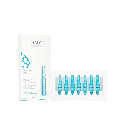 THALGO Концентрат для лица интенсивный энергизирующий Spiruline Boost Concentrate массажный ролик thalgo для лица