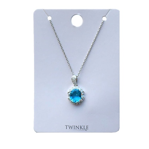 Подвеска с цепочкой TWINKLE Подвеска с цепочкой Blue Stone