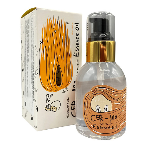 ELIZAVECCA Масло-эссенция для волос Cer-100 Essence Oil red gold эссенция c cекретом улитки и экстрактом шелкового дерева visible restoration essence 200