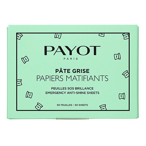 фото Payot салфетки для лица матирующие pate grise