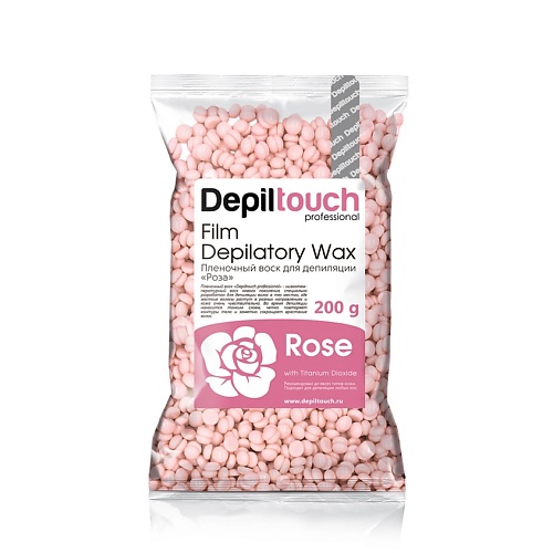 DEPILTOUCH PROFESSIONAL Воск пленочный воск с ароматом розы Film Depilatory Wax код розы 18