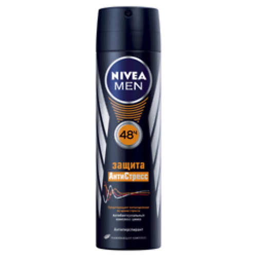 NIVEA Дезодорант-спрей для мужчин Защита Антистресс nivea роликовый дезодорант антиперспирант заряд свежести для мужчин