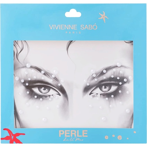 Наклейки для лица VIVIENNE SABO Декоративные наклейки для лица Perle de la mer гели для бровей vivienne sabo гель для бровей сверхсильной фиксации brow jelly gel perle de la mer