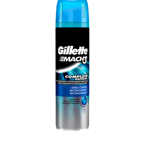 GILLETTE Успокаивающий гель для бритья Gillette Mach3 gillette подарочный набор gillette mach3