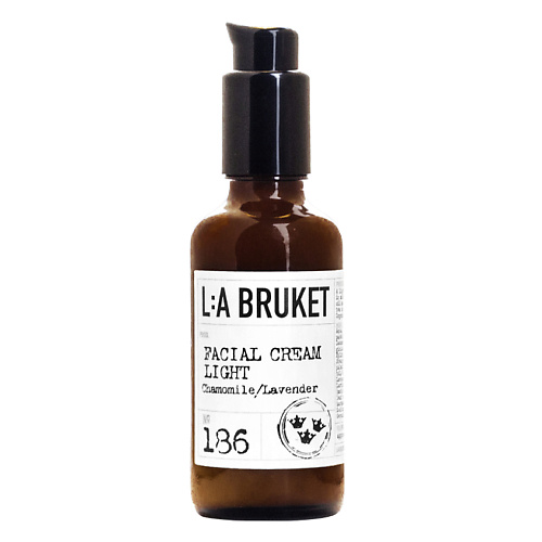 LA BRUKET Крем для лица № 186 CHAMOMILE/LAVENDER facial cream light шелк для лица и тела hempz blueberry lavender
