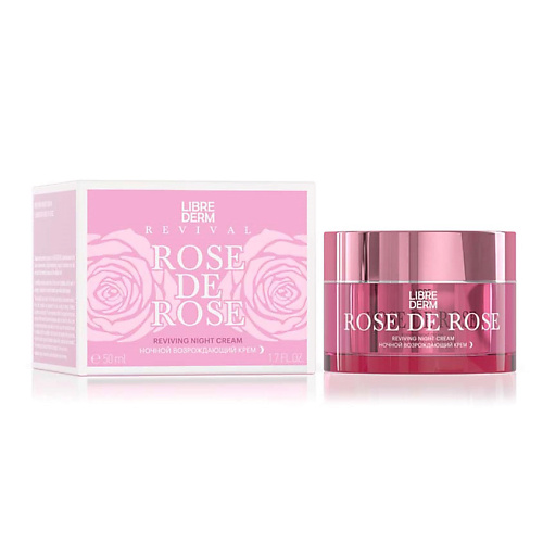 LIBREDERM Крем для лица ночной возрождающий Rose de Rose Reviving Night Cream крем для лица claire cosmetics collagen active pro ночной 55 50 мл