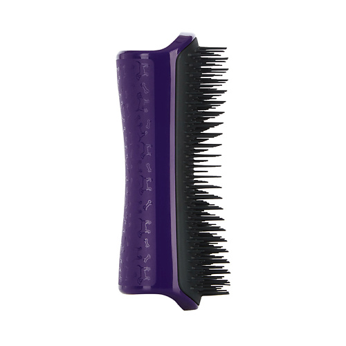 TANGLE TEEZER Расческа для вычесывания шерсти Pet Teezer De-shedding & Dog Grooming Brush Purple & Grey расческа geoluk hairstyle pro purple