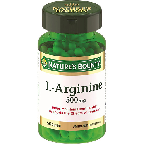 NATURE'S BOUNTY L-Аргинин 500 мг nature s bounty l аргинин 500 мг