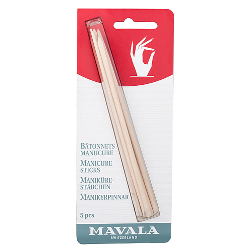 MAVALA Палочки для маникюра палочки для маникюра деревянные mavala manicure sticks 5 шт 9090613
