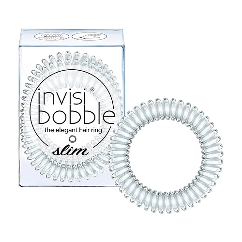 INVISIBOBBLE Резинка-браслет для волос invisibobble SLIM Crystal Clear регулятор интенсивности а и блеска окрашенных волос crystal clear