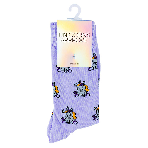 UNICORNS APPROVE Носки женские, модель: BARNEY, цвет: фиолетовый minimi cotone 1201 носки женские однотонные укороченные grigio 0