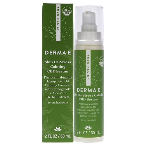 Сыворотка для лица DERMA-E Сыворотка для лица успокаивающая Skin De-Stress Calming Cbd Serum