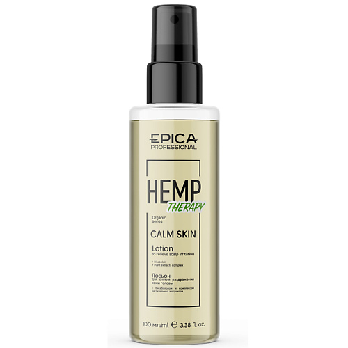 Лосьон для кожи головы EPICA PROFESSIONAL Лосьон для снятия раздражения кожи головы Calm Skin Hemp Therapy Organic epica professional skin balance shampoo