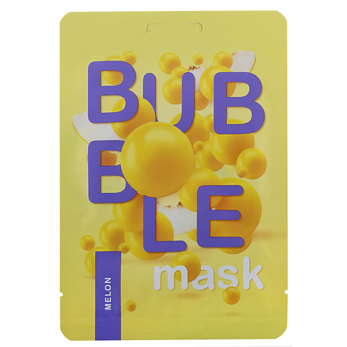 фото Лэтуаль пузырьковая маска для лица с экстрактом дыни "очищение и защита"