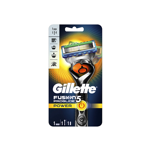 GILLETTE Бритва Fusion ProGlide Power Flexball с 1 сменной кассетой gillette gillette styler 4 в 1 точный триммер бритва и стайлер 1 кассета с 5 лезвиями