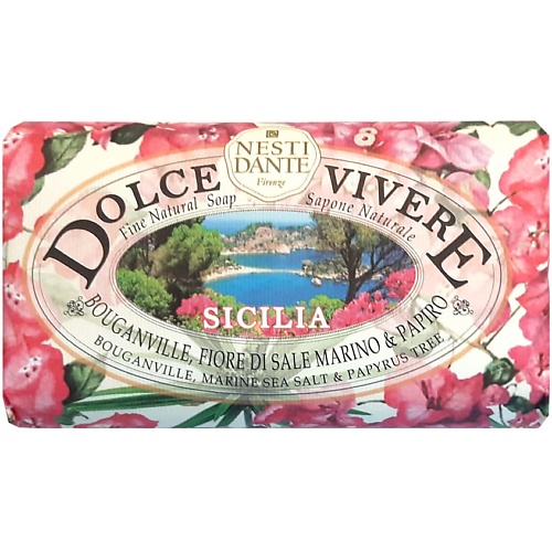 NESTI DANTE Мыло Dolche Vivere Sicilia nesti dante мыло marsiglia toscano rosa centifolia