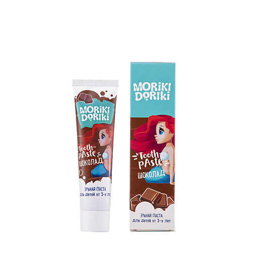 MORIKI DORIKI Детская зубная паста «LANA шоколад» детская зубная паста r o с s junior шоколад и карамель 74 г