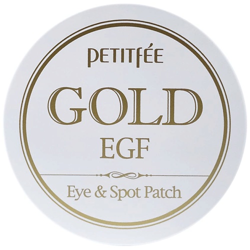 PETITFEE Патчи для глаз Gold & EGF Eye & Spot petitfee патчи гидрогелевые для области вокруг глаз с коллоидным золотом и пудрой черного жемчуга