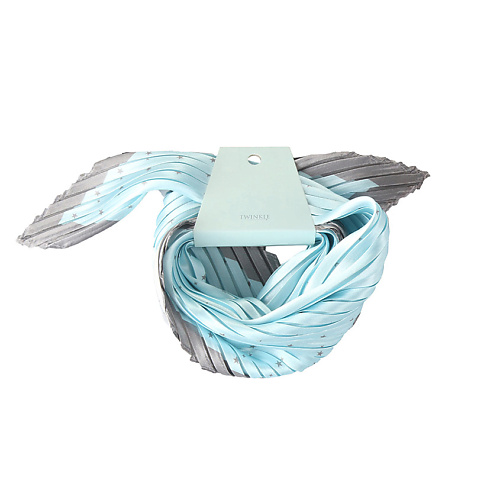 TWINKLE Шейный платок Blue bradex платок шейный плиссе гусиные лапки 1