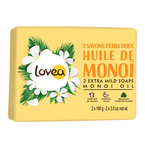 LOVEA Мыло нежное с маслом Моной hask масло для волос моной питательное с экстрактом кокоса coconut oil hair oil