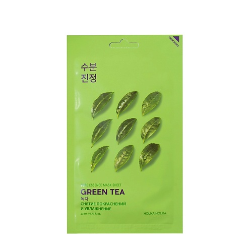 HOLIKA HOLIKA Тканевая маска для лица Pure Essence Mask Sheet Green Tea шампунь deoproce green tea henna pure refresh1000 мл