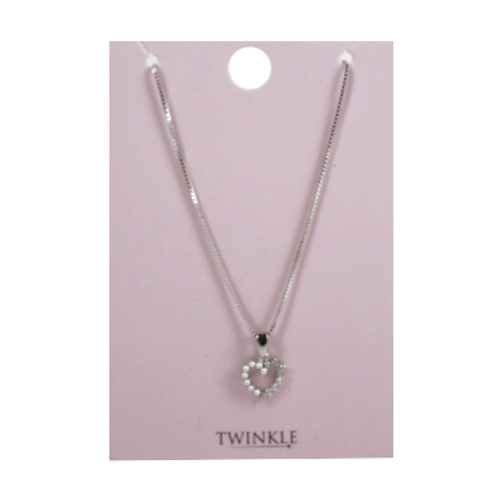 Подвеска с цепочкой TWINKLE Подвеска с цепочкой Heart+Pearl