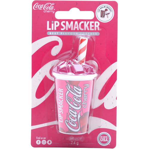 LIP SMACKER Бальзам для губ с ароматом Кока-кола Черри coca cola кока кола импорт 0 2 литра стекло 24 шт в уп